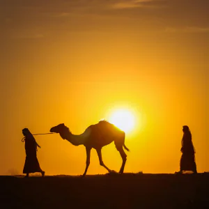 evening desert dubai